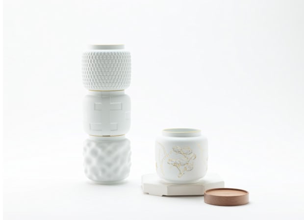 VASE WITH LID JUNCTION OVERLAPPING BANDSOfficina Ultra-7