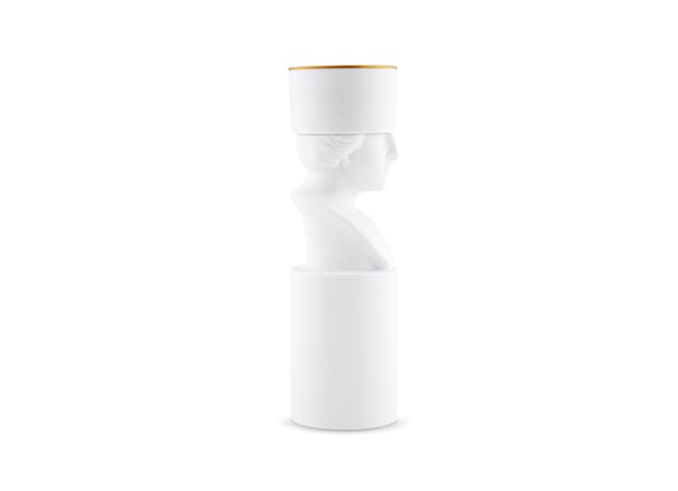 CANDLEHOLDER IL LETTERATO PURE WHITELCDC-2