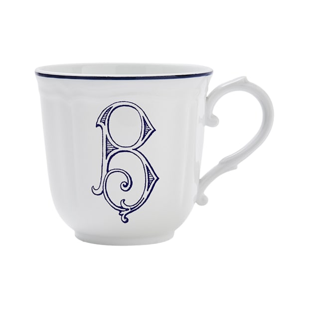 LETTER B MUG BLU Corona Monogram Mugs-1