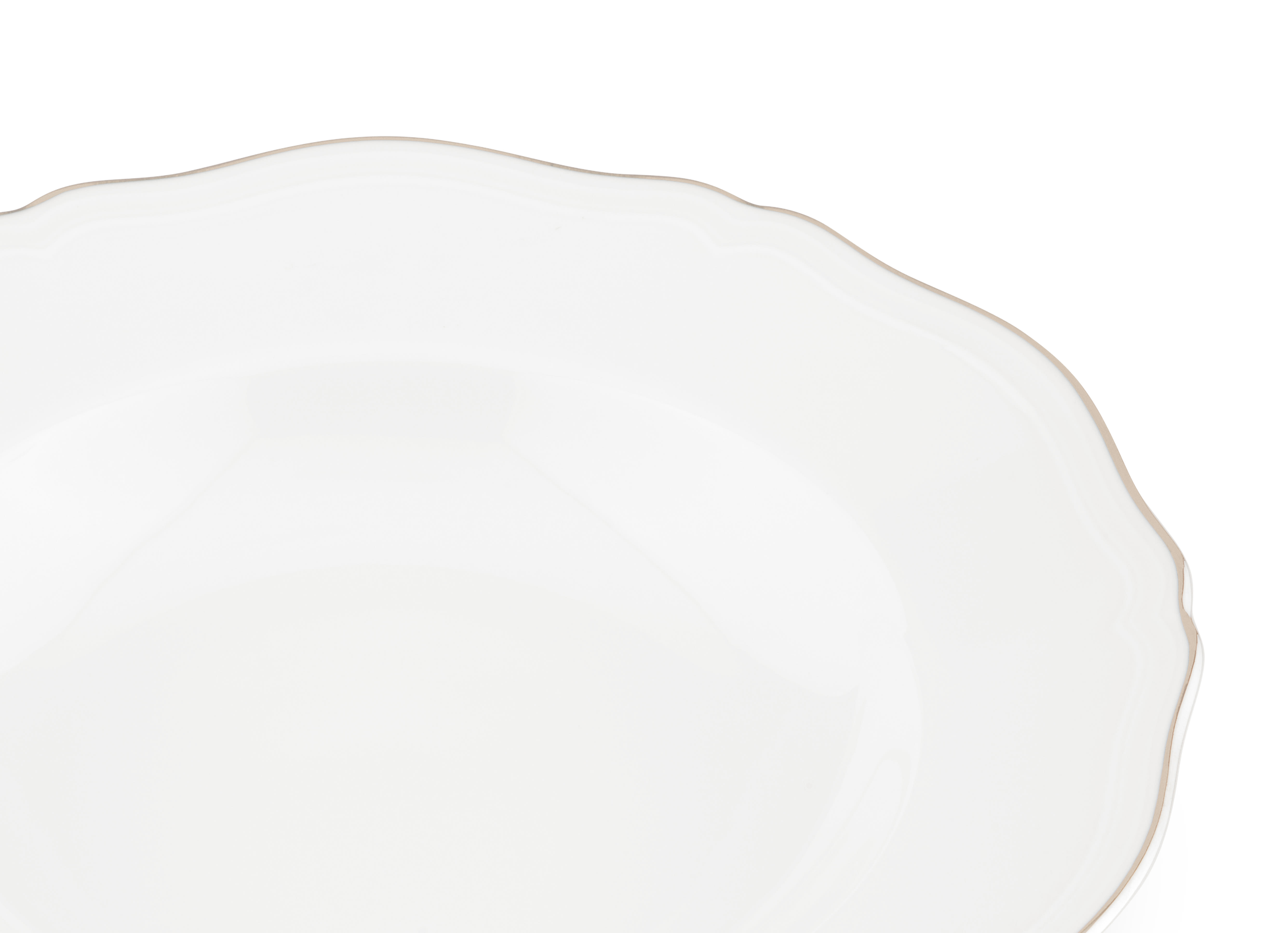 Platinum soup plate | Corona | GINORI 1735