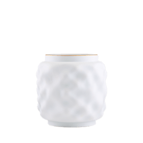 Officina Ultra VASE WITH LID CLOUD SOFT ORGANIC SURFACES