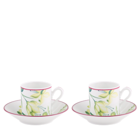 Espresso set for two Malva pink | Florenza | GINORI 1735