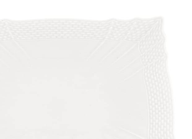 SQUARE BREAD PLATE WHITE Vecchio Ginori-2