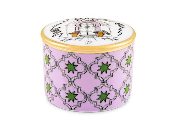 新品 GINORI蓋付きボックス プロフーミ ルキーノパラッツォチェンタウロ プロフーミ ルキーノ 蓋付きボックス ラ ガゼルドール | GINORI 1735