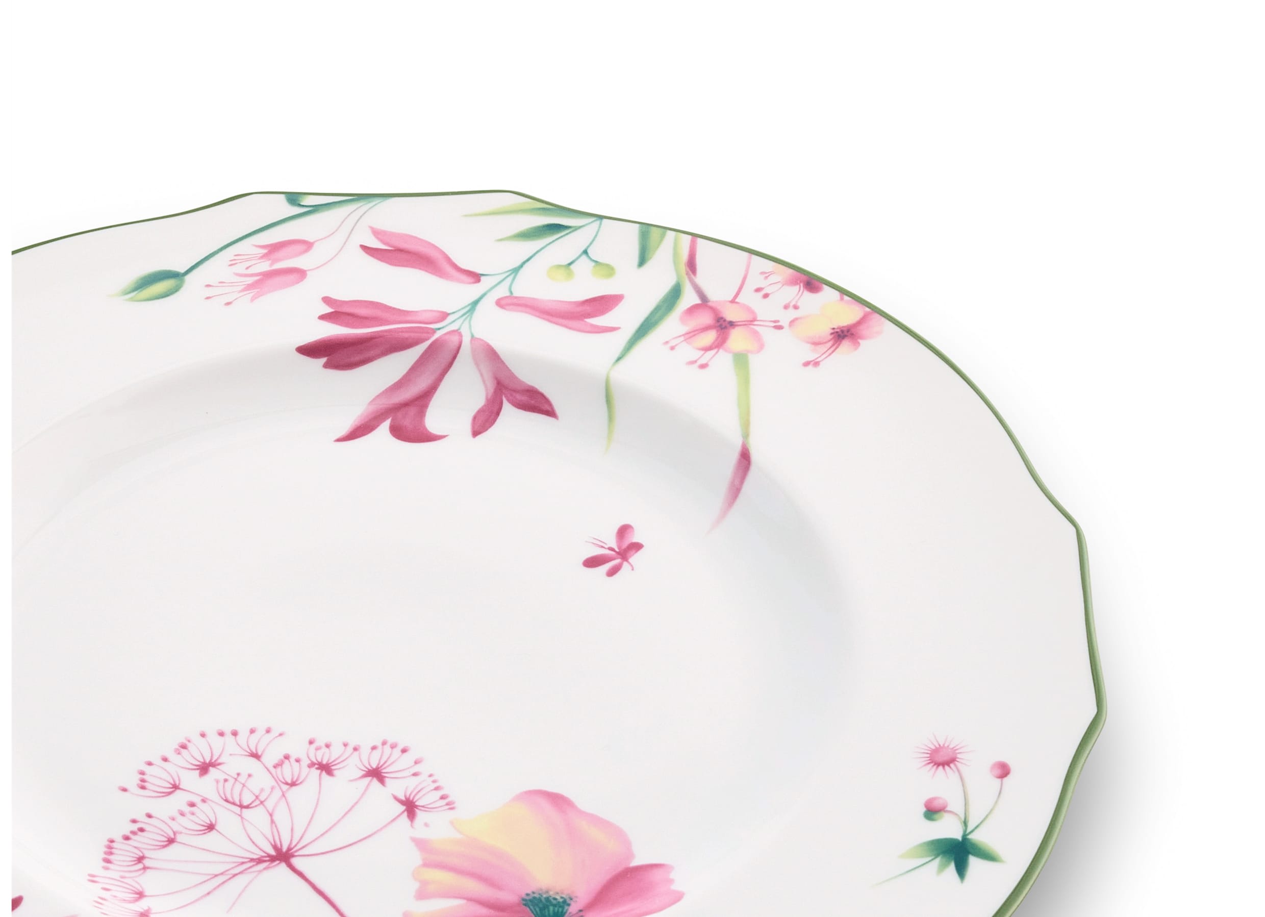 Flat plate Malva pink | Florenza | GINORI 1735