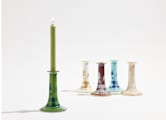 CANDLEHOLDER MALACHITE Oriente Italiano-4