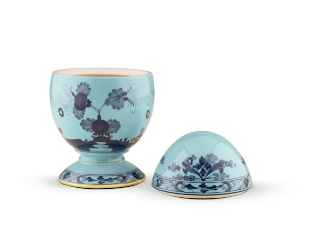 Large Iris Blue Egg | Egg | GINORI 1735