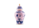 LARGE POTICHE VASE AZALEA Oriente Italiano-1