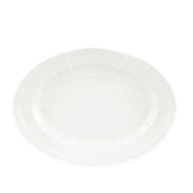 Vecchio Ginori GRAND PLAT DE SERVICE OVALE BLANC