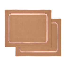 Orlis LINEN PLACEMATS CANNELLA