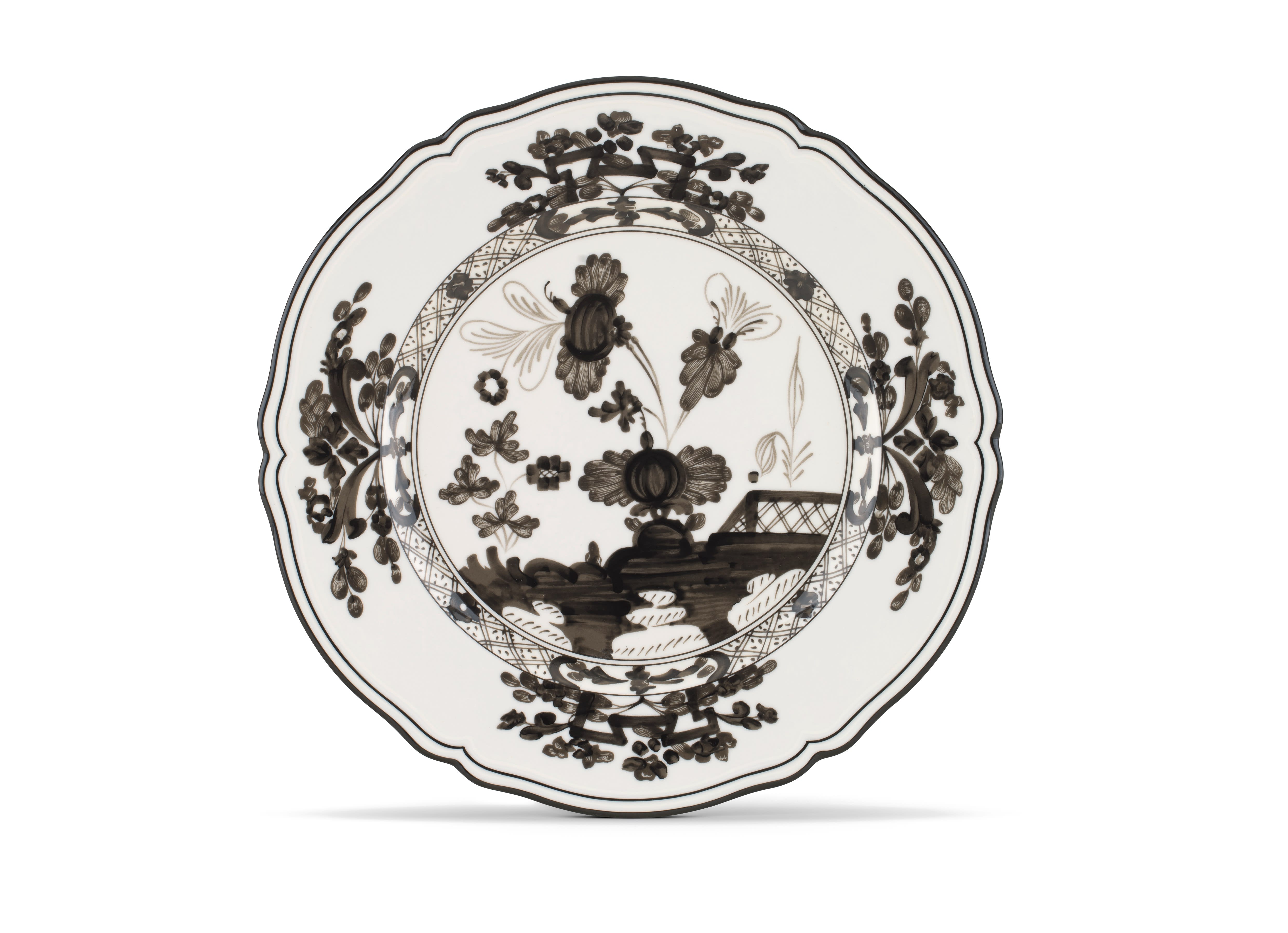 Pierre Lannier￼白ブタと黒ブタの2点セット Albus-white porcelain charger plate | GINORI 1735