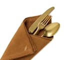 SERVIETTES DE TABLE EN LIN COGNAC Orlis-3