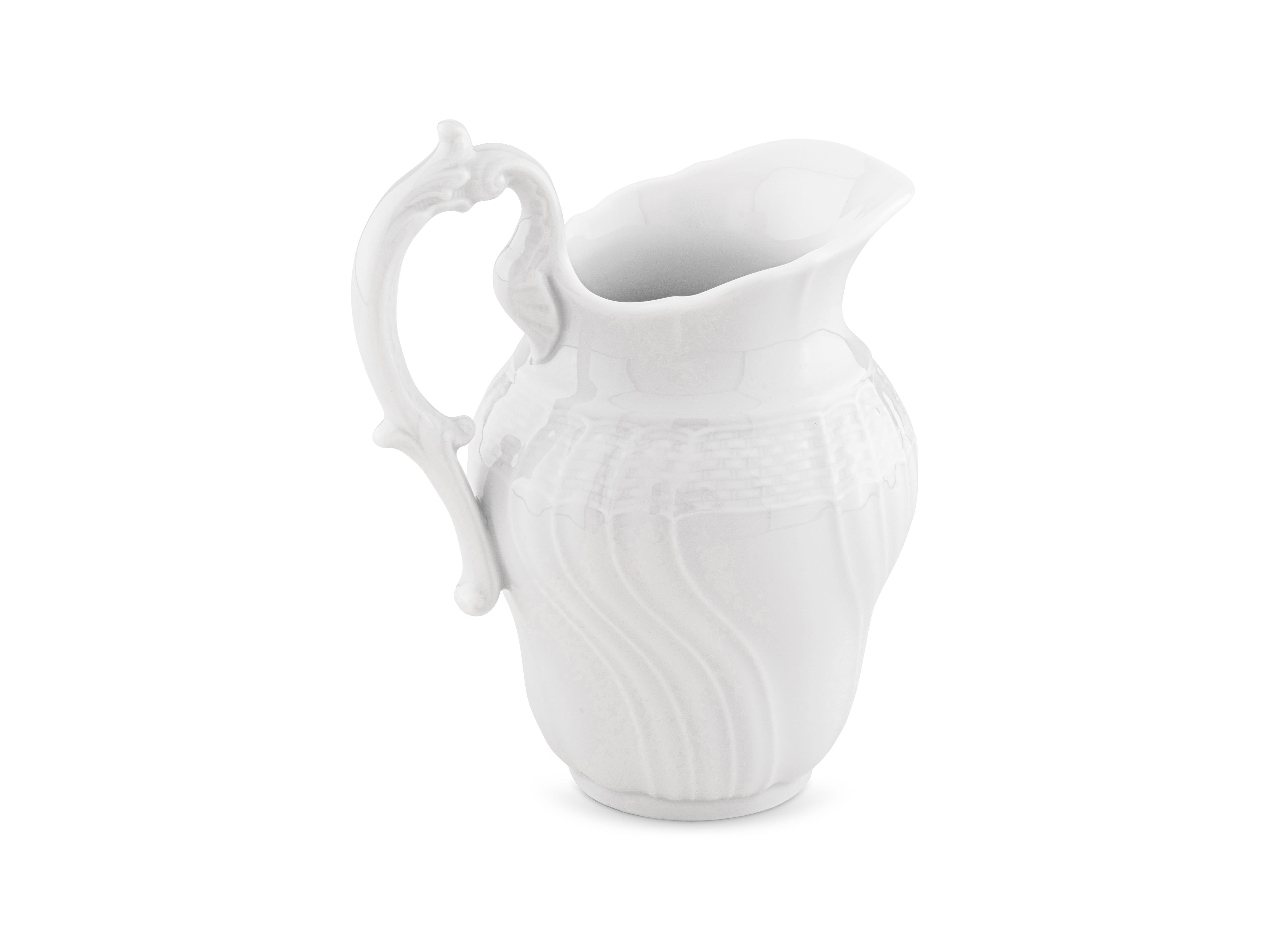 公式Angine de Poitrine白XL アンジーヌドポワトリーヌ Large White Milk pitcher | Vecchio Ginori | GINORI 1735