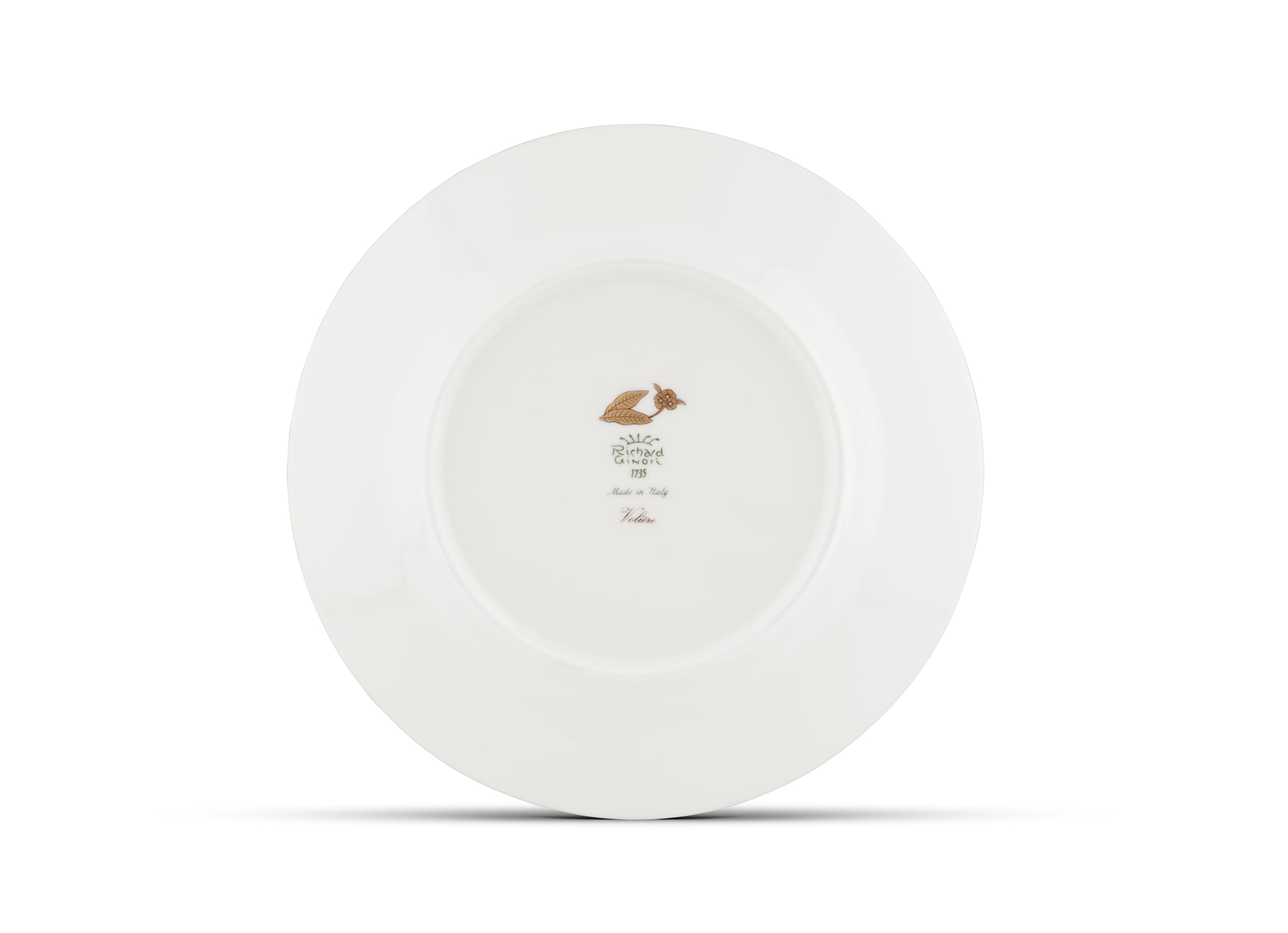 Plateau à Fruits RICHARD GINORI 'Volière' - Porcelaine Italienne De Luxe - Dessert CM 22 - Neuf