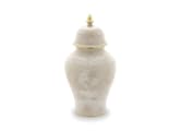 LARGE POTICHE VASE MERINGA Oriente Italiano-3