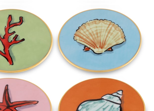4 SOUS-VERRES MULTIDÉCOR Il viaggio di Nettuno-3