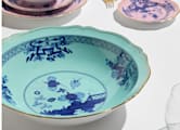 SERVING BOWL IRIS Oriente Italiano-7