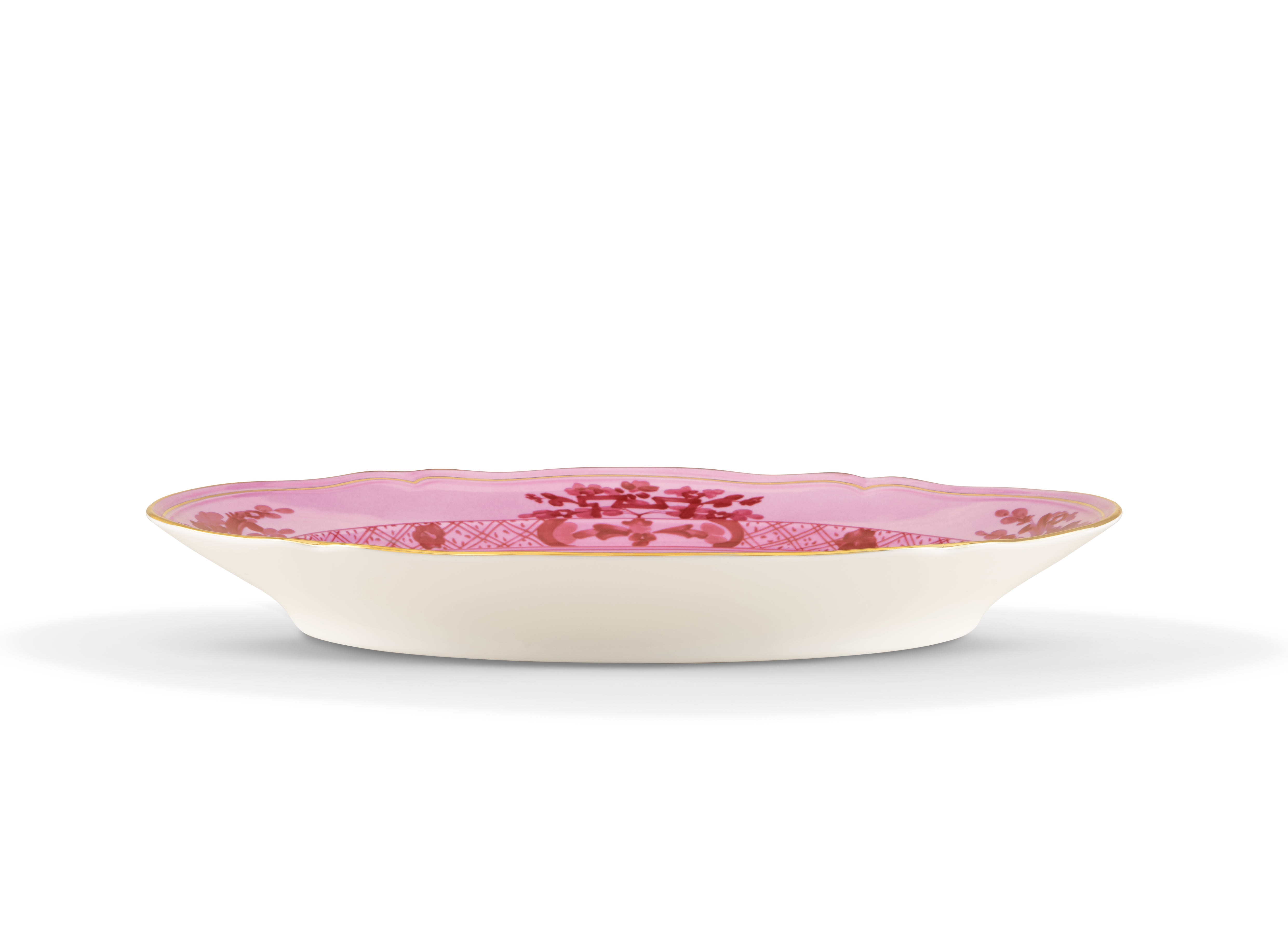 Mauve porcelain large oval platter | Ginori1735 | GINORI 1735