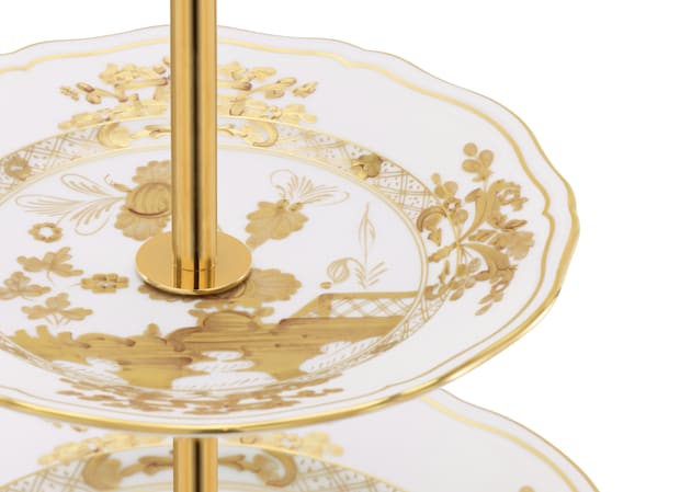 3-TIER SERVING STAND AURUM Oriente Italiano-3