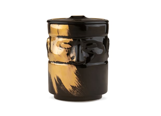 CANDLEHOLDER IL SEGUACE CHARCOAL - GOLDLCDC-1