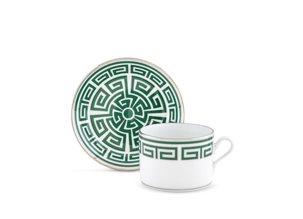 Emerald tea cup | Labirinto | GINORI 1735