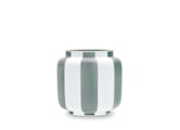 VASE WITH LID STRIPES CELADON Officina Ultra-1