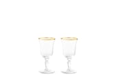 VERRES À LIQUEUR CRISTAL FIL ORMedici-2