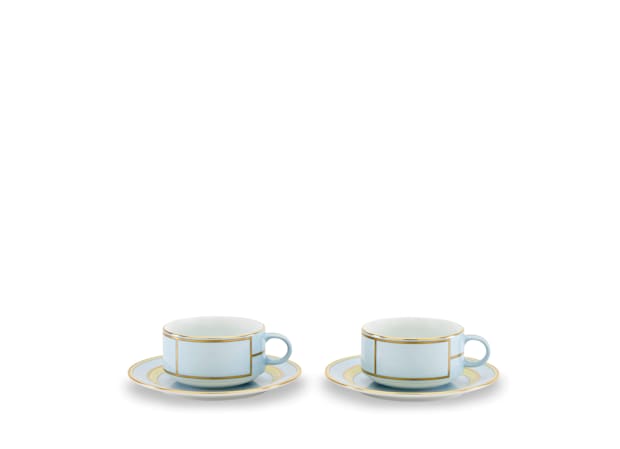 Light Blue Tea Set for 2 | Diva | GINORI 1735