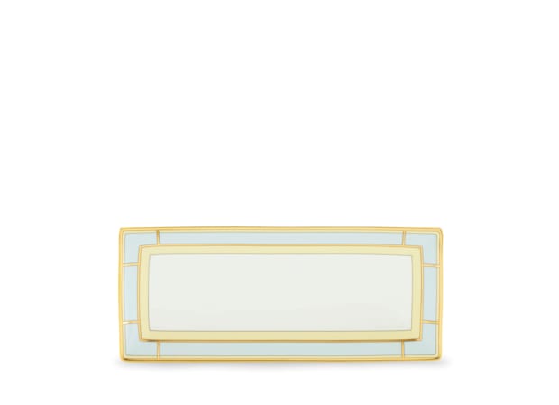 長方形プレート 28x12cm セレステ | GINORI 1735