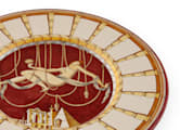 Domitilla, majolica plate cm 49 in 6 1/4 Arte di Gio Ponti-3