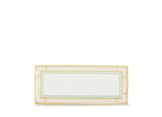 長方形プレート 28x12cm ローザ | GINORI 1735