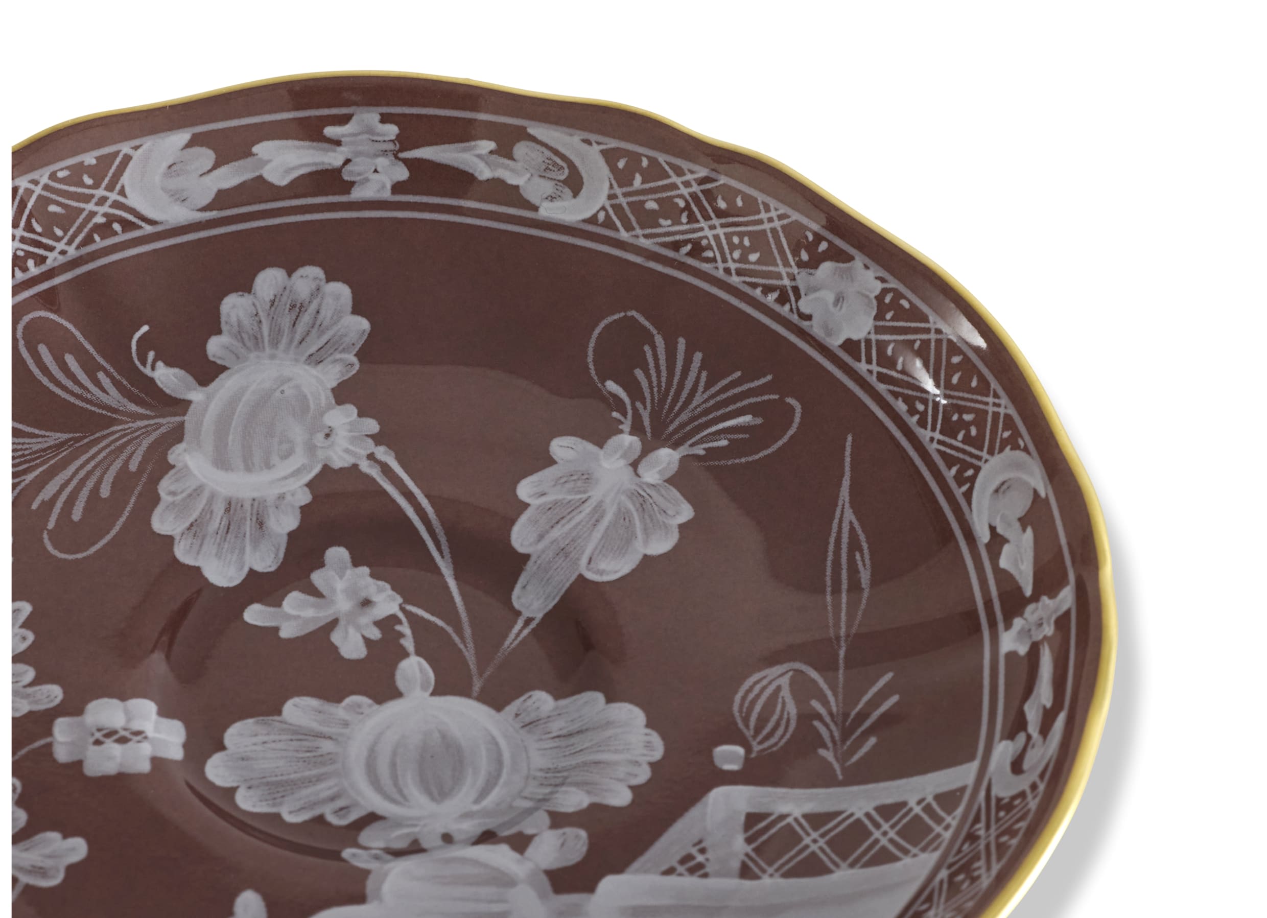 Espresso saucer brown Castagna | Oriente Italiano | GINORI 1735