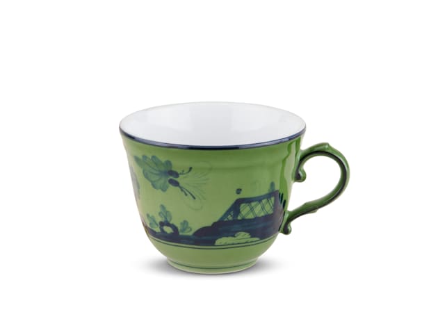 Malachite-green porcelain coffee cup | GINORI 1735