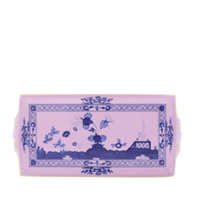 Oriente Italiano - Tesori GRAND PLATEAU RECTANGULAIRE AZALEA