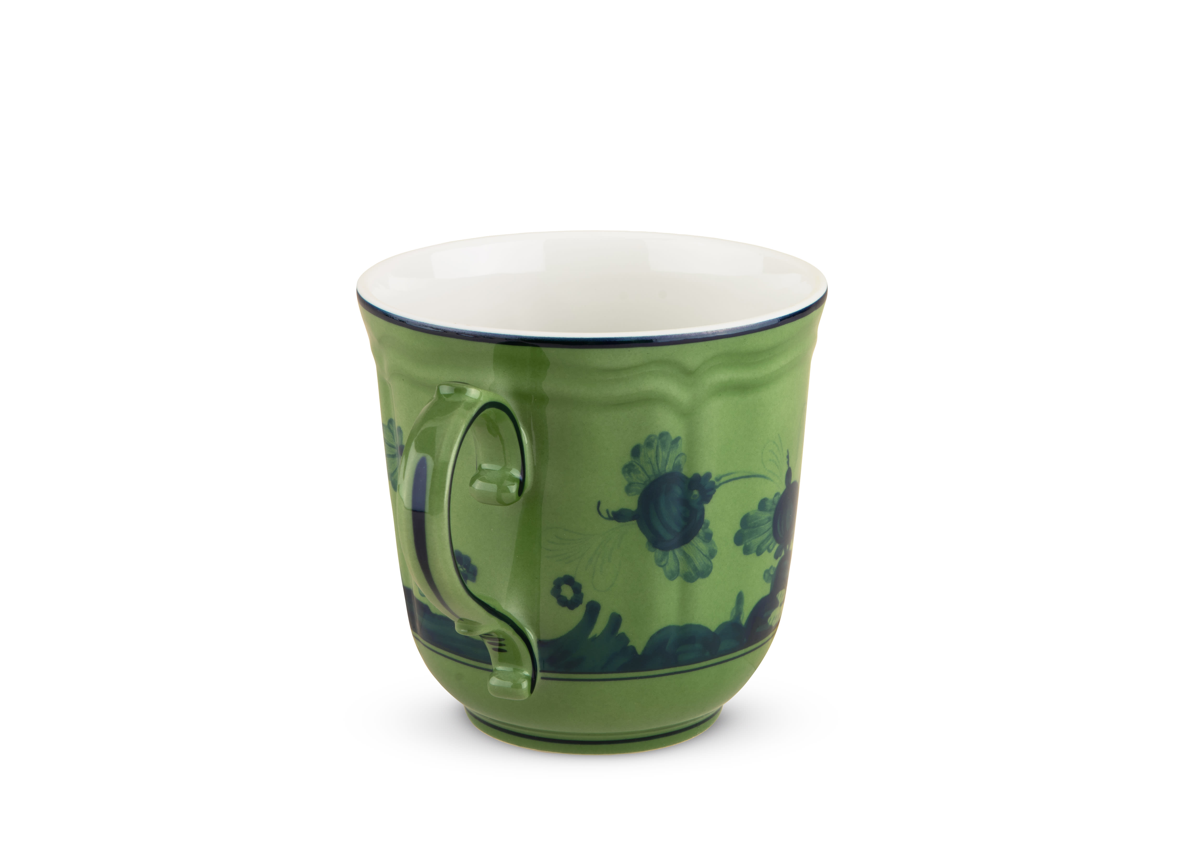 Malachite green mug in porcelain | GINORI 1735