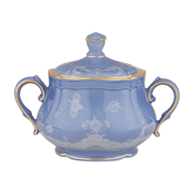Azalea-pink porcelain sugar bowl | GINORI 1735