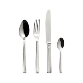 Diana 24-PIECE CUTLERY SET BRUSHED BLACK