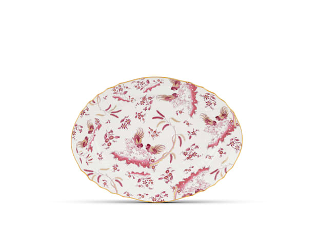 OVAL PLATTER MAGENTA Oro Di Doccia-1