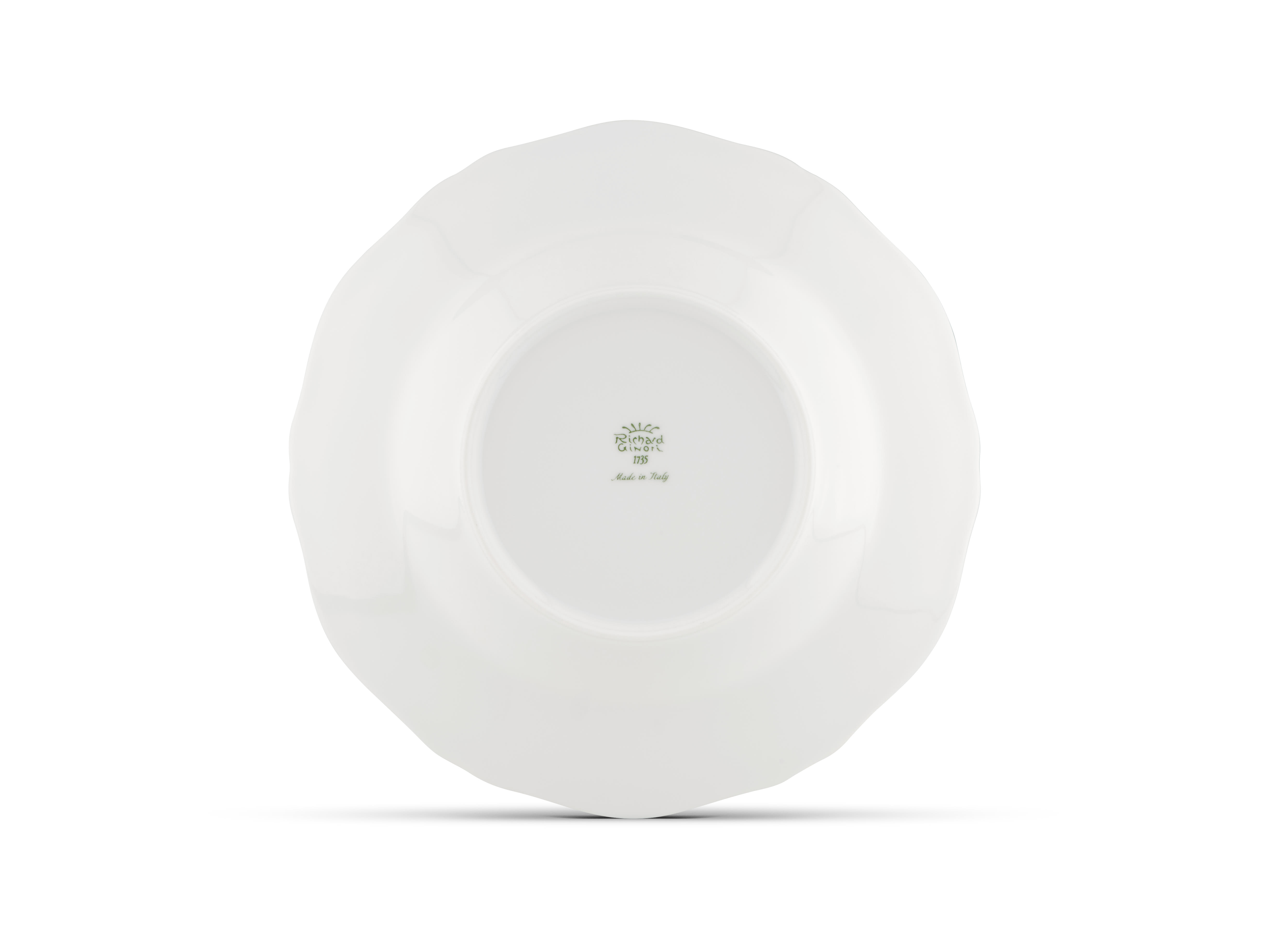 Platinum soup plate | Corona | GINORI 1735