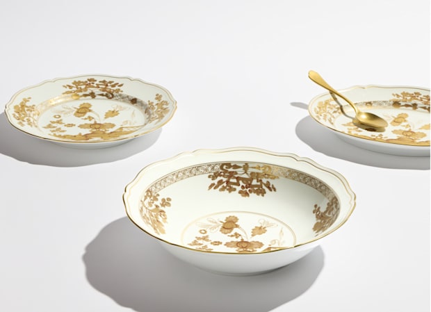 SERVING BOWL AURUM Oriente Italiano-6