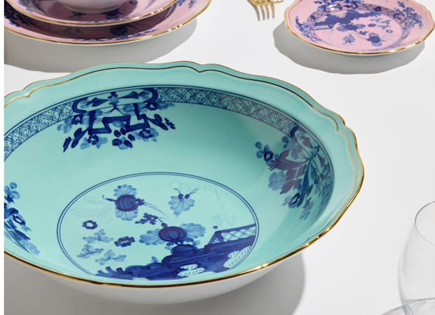 SERVING BOWL IRIS Oriente Italiano-7