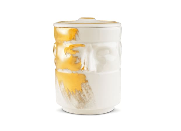 CANDLEHOLDER IL SEGUACE WHITE - GOLDLCDC-1