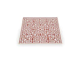SQUARE CENTERPIECE SCARLATTO Labirinto-2