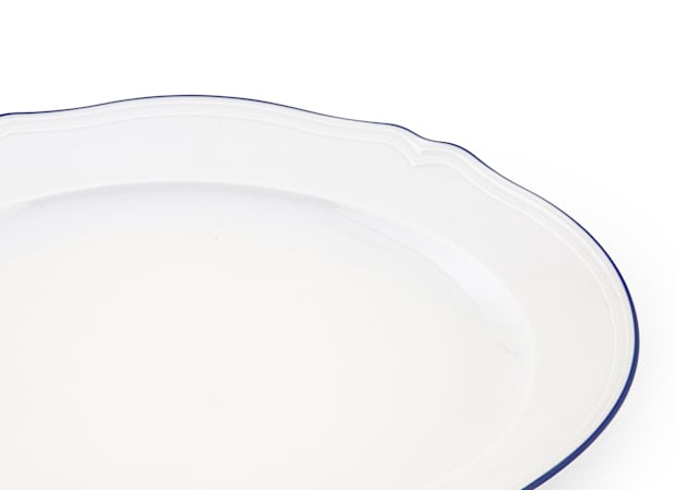 PLAT DE SERVICE OVALE BLU COBALTOCorona-3