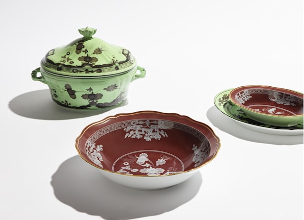 SERVING BOWL CASTAGNA Oriente Italiano-6