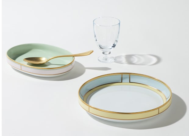 『（X）リチャードジノリ シャトーポルポラ 6点セット／新品・未使用・保管品』 フラットボウル 24cm ジャッロ | GINORI 1735