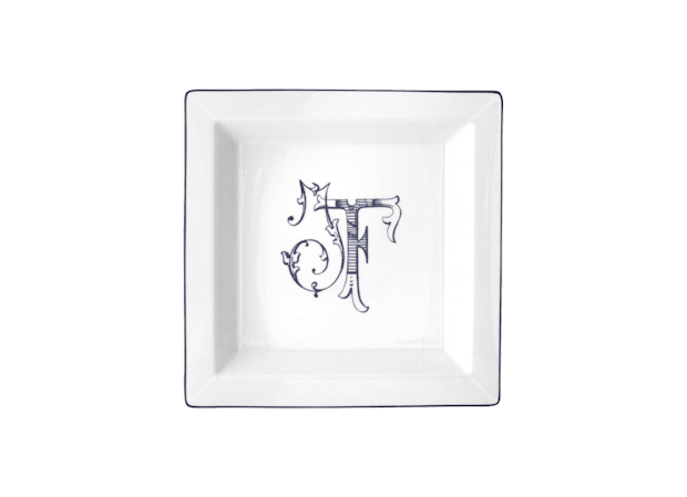 large change tray blu cobalto - personalizableCorona Monogram-1