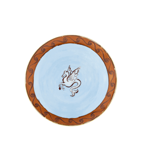 White flat plate in porcelain | GINORI 1735