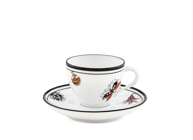 White porcelain coffee set for two | GINORI 1735