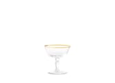 CHAMPAGNE GOBLETS GOLD THREAD CRYSTALMedici-1